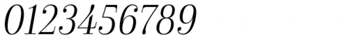 Cabrito Didone Cond Book Italic Font OTHER CHARS