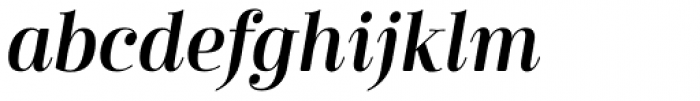 Cabrito Didone Cond Demi Italic Font LOWERCASE