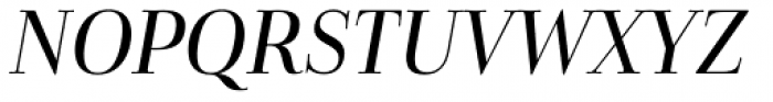 Cabrito Didone Cond Medium Italic Font UPPERCASE