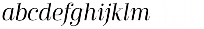 Cabrito Didone Cond Regular Italic Font LOWERCASE