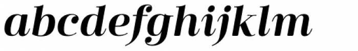 Cabrito Didone Ext Bold Italic Font LOWERCASE