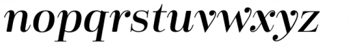 Cabrito Didone Ext Demi Italic Font LOWERCASE