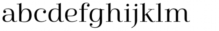 Cabrito Didone Ext Regular Font LOWERCASE