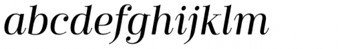 Cabrito Didone Medium Italic Font LOWERCASE
