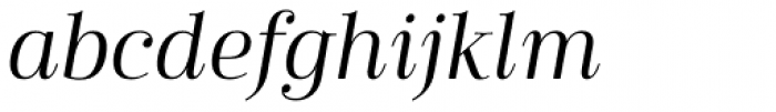Cabrito Didone Regular Italic Font LOWERCASE