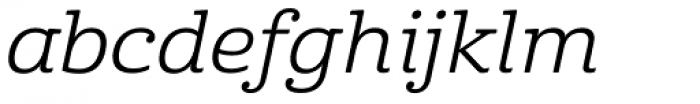 Cabrito Ext Italic Font LOWERCASE