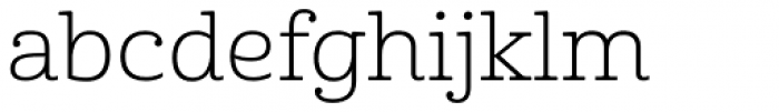 Cabrito Ext Light Font LOWERCASE
