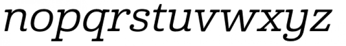 Cabrito Ext Medium Italic Font LOWERCASE