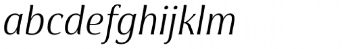 Cabrito Flare Condensed Regular Italic Font LOWERCASE