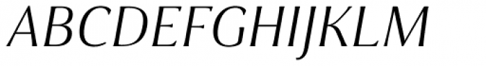 Cabrito Flare Extended Regular Italic Font UPPERCASE