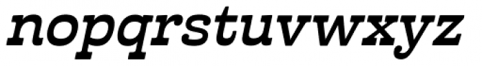 Cabrito Inverto Ext Bold Italic Font LOWERCASE