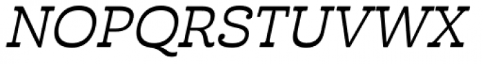 Cabrito Inverto Ext Medium Italic Font UPPERCASE