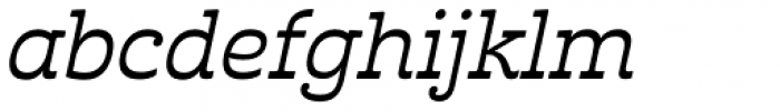 Cabrito Inverto Ext Medium Italic Font LOWERCASE