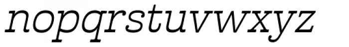 Cabrito Inverto Ext Regular Italic Font LOWERCASE