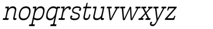 Cabrito Inverto Italic Font LOWERCASE