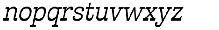 Cabrito Inverto Medium Italic Font LOWERCASE