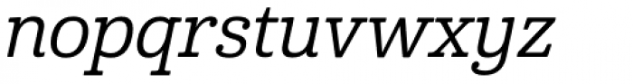 Cabrito Medium Italic Font LOWERCASE
