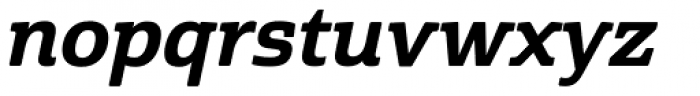 Cabrito Semi Con Ex Bold Italic Font LOWERCASE