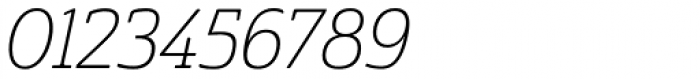 Cabrito Semi Con Thin Italic Font OTHER CHARS