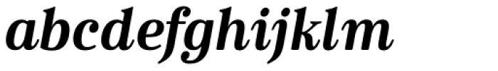 Cabrito Serif Condensed Black Italic Font LOWERCASE
