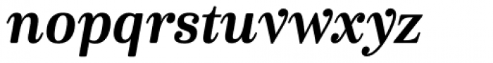 Cabrito Serif Condensed Black Italic Font LOWERCASE