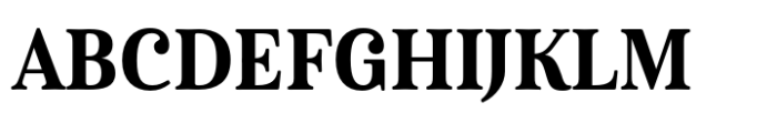 Cabrito Serif Condensed Black Font UPPERCASE