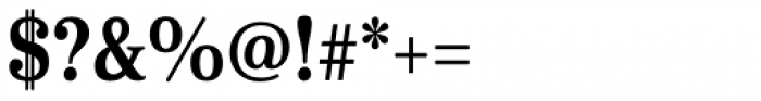 Cabrito Serif Condensed Bold Font OTHER CHARS