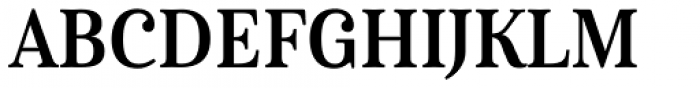 Cabrito Serif Condensed Bold Font UPPERCASE