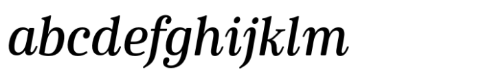 Cabrito Serif Condensed Demi Italic FONT