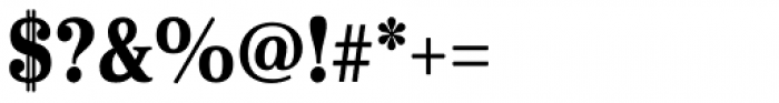 Cabrito Serif Condensed Ex Bold Font OTHER CHARS