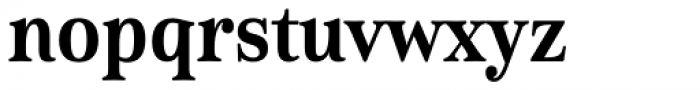 Cabrito Serif Condensed Ex Bold Font LOWERCASE