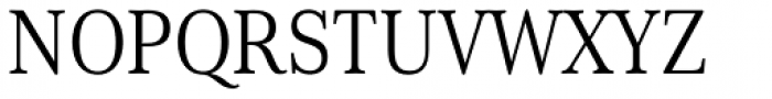 Cabrito Serif Condensed Regular Font UPPERCASE