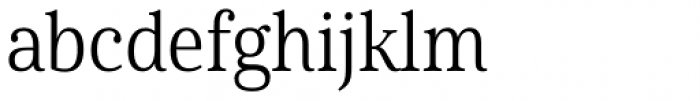 Cabrito Serif Condensed Regular Font LOWERCASE