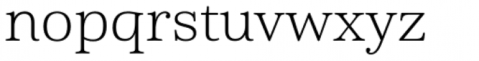 Cabrito Serif Extended Light Font LOWERCASE