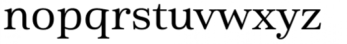 Cabrito Serif Extended Medium Font LOWERCASE