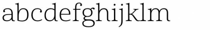 Cabrito Serif Extended Thin Font LOWERCASE