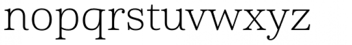 Cabrito Serif Extended Thin Font LOWERCASE