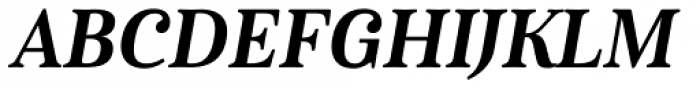 Cabrito Serif Norm Black Italic Font UPPERCASE