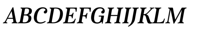 Cabrito Serif Norm Bold Italic Font