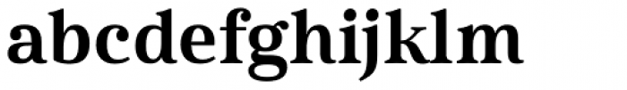 Cabrito Serif Norm Ex Bold Font LOWERCASE