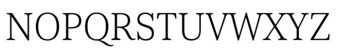 Cabrito Serif Norm Light Font UPPERCASE