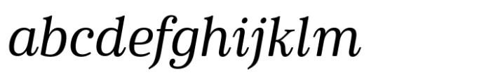 Cabrito Serif Norm Medium Italic FONT