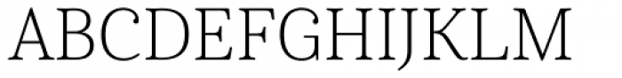 Cabrito Serif Norm Thin Font UPPERCASE
