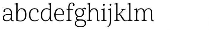 Cabrito Serif Norm Thin Font LOWERCASE