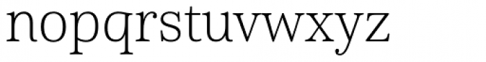 Cabrito Serif Norm Thin Font LOWERCASE