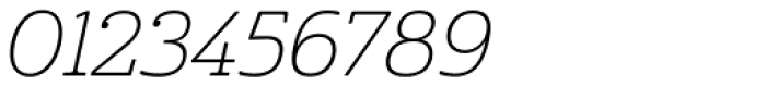 Cabrito Thin Italic Font OTHER CHARS