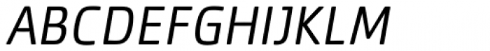 Cachet Pro Light Italic Font UPPERCASE