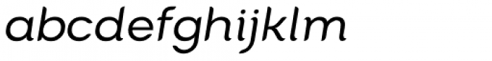 Cacko Italic Medium Font LOWERCASE