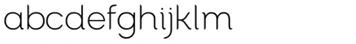 Cacko Thin Font LOWERCASE