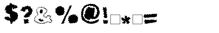 Cactus Picture Font OTHER CHARS